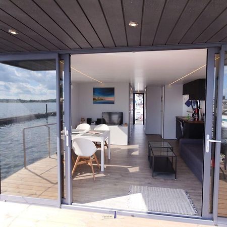 Hotel Hausboot Fjord Nordstern Mit Dachterrasse In Schleswig Esterno foto