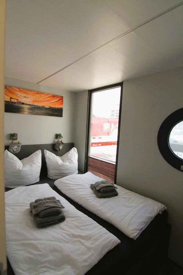 Hotel Hausboot Fjord Nordstern Mit Dachterrasse In Schleswig Esterno foto